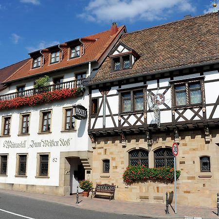 Weinkastell Zum Weissen Ross Otel Kallstadt Dış mekan fotoğraf