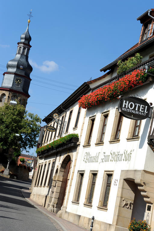 Weinkastell Zum Weissen Ross Otel Kallstadt Dış mekan fotoğraf